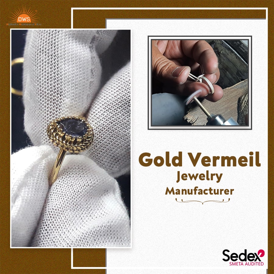 Gold vermeil jewelry on sale supplies